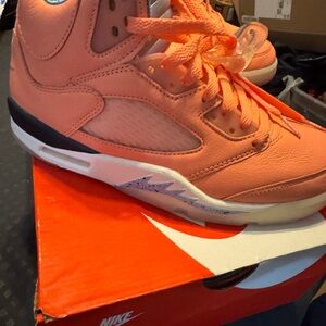 Nike Quilted Blue and Orange Sneakers